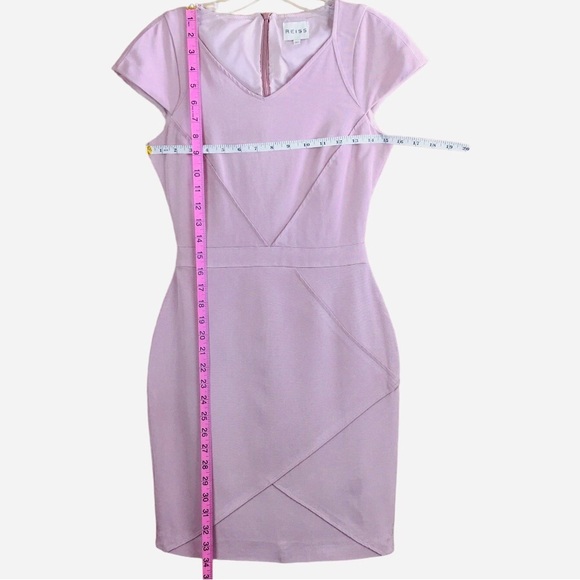 REISS PINK BODY CON DRESS PENSA SEAM BARBIECORE Size 2 - Picture 13 of 13